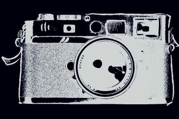 Vintage camera graphica